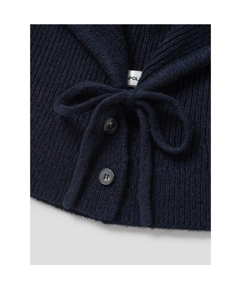 Binpolaegseseoli Wool Flare Balaclava - Navy