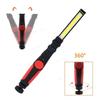 Collapsible COB LED Work Light USB Rechargeable Magnet Inspection Light Mechanic Flashlight Folding Hook Camping Repair Lights