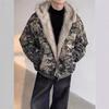 Mens Oversized Camo Hooded Cotton Puffer Jacket Winter Warm Loose Fit Streetwear Coat