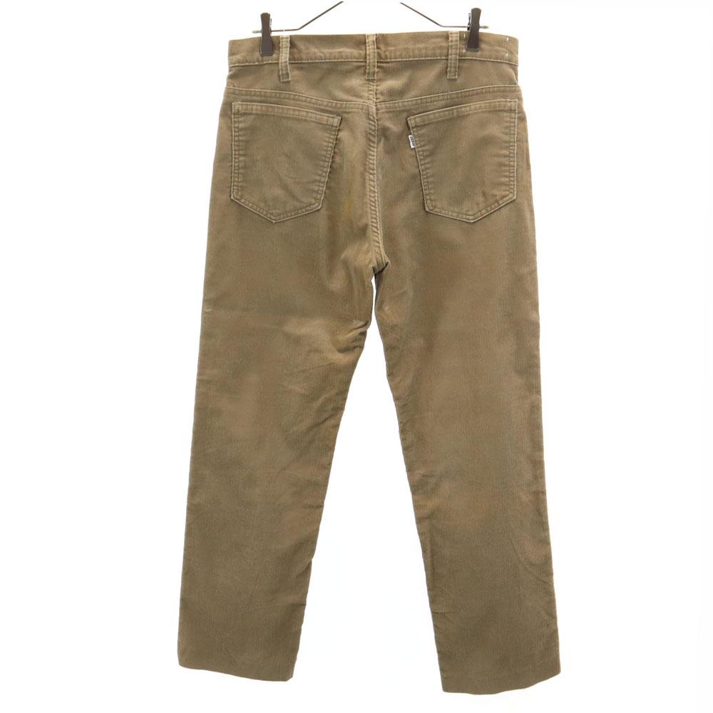 Levi's 80s vintage Corduroy pants W33 Beige brown TALON ZIP Men's Used