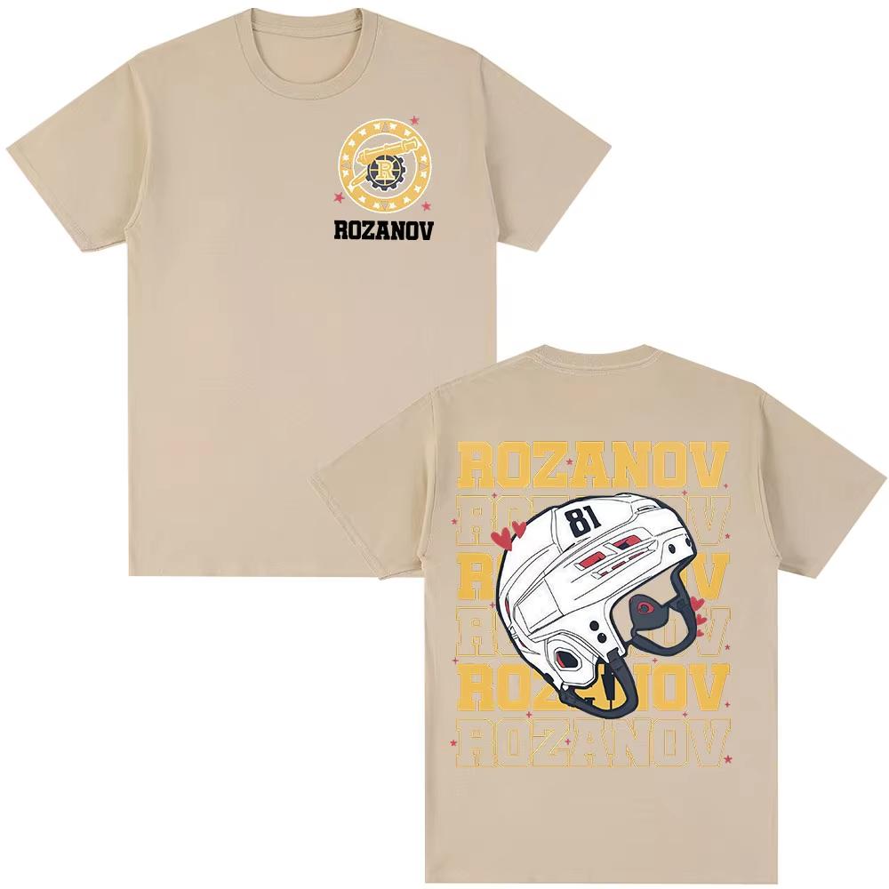 hit TV series Heated Rivalry Ilya Rozanov 81 graphics Tshirt Fashion Short Sleeves Mens Women Cotton Oversized shirt Streetwear