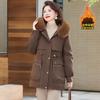 Winter women's winter clothing with cotton jacket short cotton-padded jacket pie to overcome waist warm jacket cotton-padded jacket