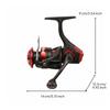 Metal Revolving Reel 5.2:1 Gear Ratio Fishing T Handle