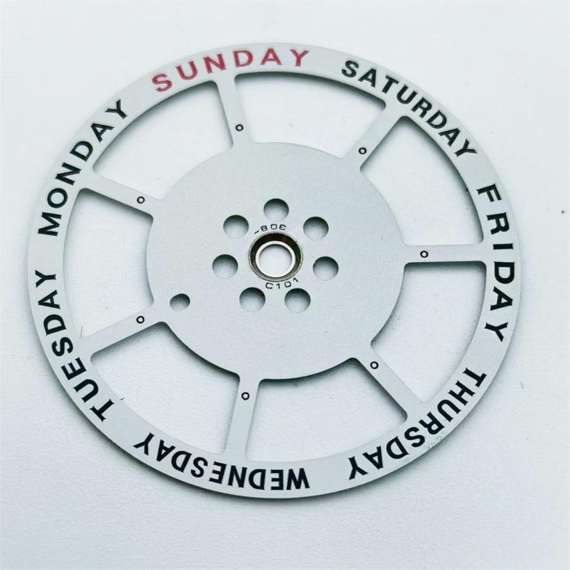 8285 Movement Week Plate is Suitable For 8285 Mechanical Movement Weekly Dial Repair Parts Watch Accessories