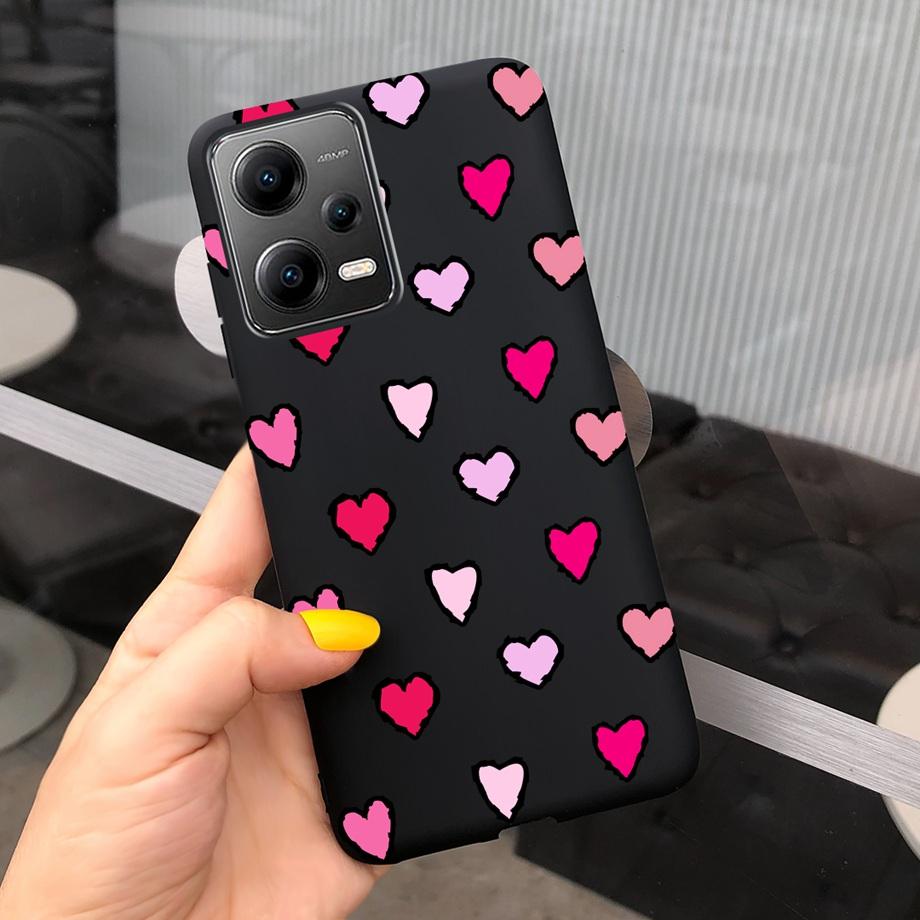 Cartoon Cases For Xiaomi Poco X5 Pro 5G Case PocoX5 5G Cover Soft TPU Matte Shockproof Capas Dragon Cute Cat Astronaur Pattern