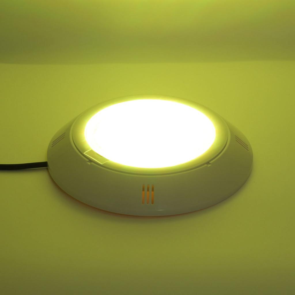 Pool LED Lights AC12V RGB Colorful IP68 Waterproof Remote Control High Transmittance Durable ABS Aquarium Pool Light 18W