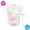 Toyo Sasaki Glass Decor Line Tumbler Flower Made In Dishwasher Glass Glass Set, Pink, 230ml, Japan, Safe, Set, Cups, Tumblers, G310-T294