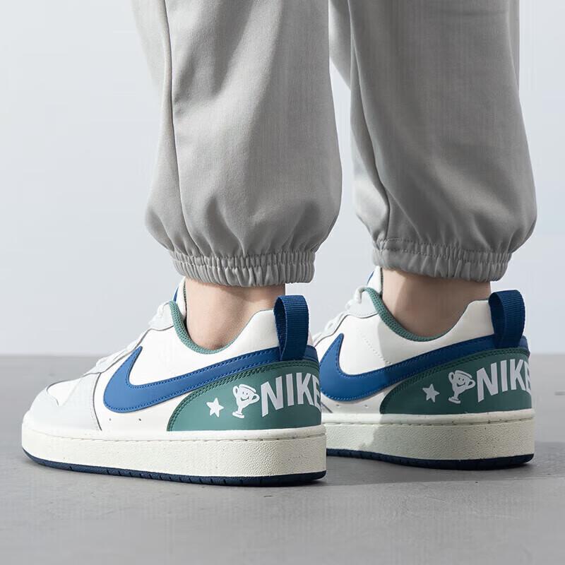 Nike Court Borough Low Recraft GS Sail Court Blue Bicoastal Kids Sneakers Cream HM3722-141