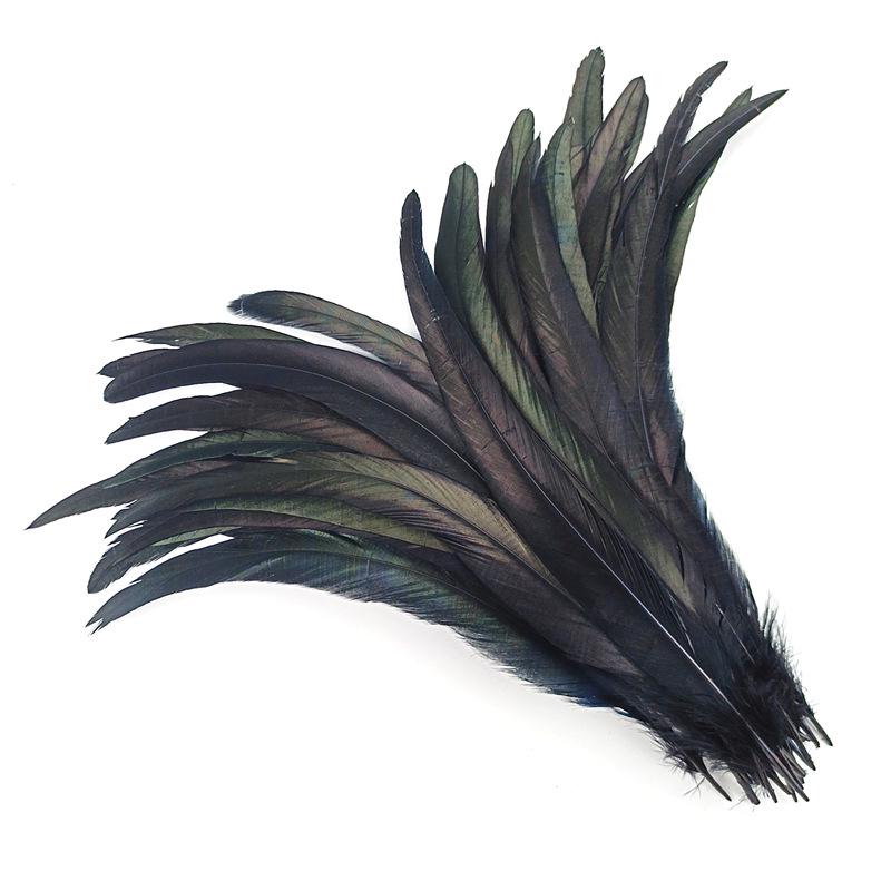 30-35CM Rooster Tail Feathers for DIY Jewelry, Hat, and Clothing Accessories