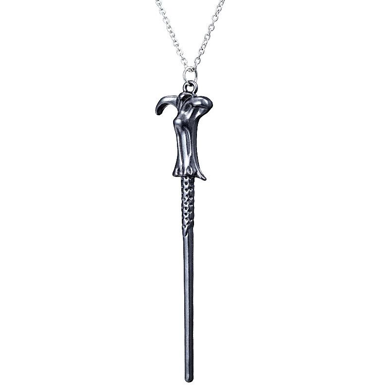 Anime Cosplay Props Magic Wand Pendant Necklace Vintage Jewelry Accessories Gift