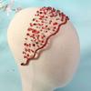 Wedding Headpieces Crystal Beads Hair Net Crown Elegant Headbands Bride Hair Bands  Party