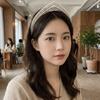 Rhinestones Princess Crown Headband Elegant European Hairband Pearl Headwear  Bridal Accessories