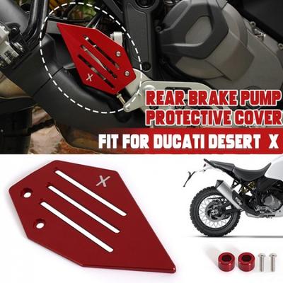 Motorcycle Rear Brake Master Cylinder Guard Cover Fits Ducati Desert X 2022-23