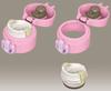THERMOS Vacuum Insulated Portable Mug Open Light Pink LP [One-Touch Type] 0.4L JNI-401
