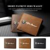 ZZFM1 Car Multi Functional Zero Short Purse Driver's License Wallet For 159 Giulietta 156 147 Giulia Mito GT Stelvio Spider