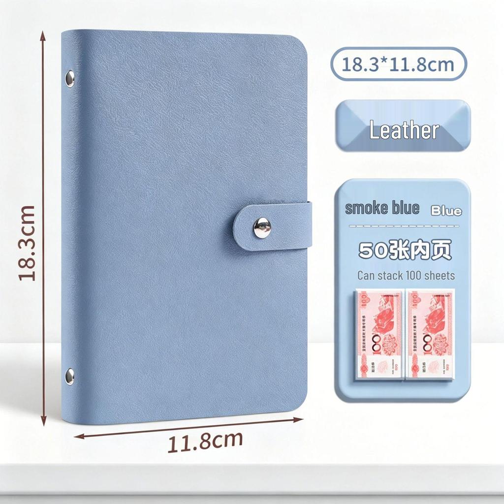 Family Financial Management Cash Savings Book & Storage Bag