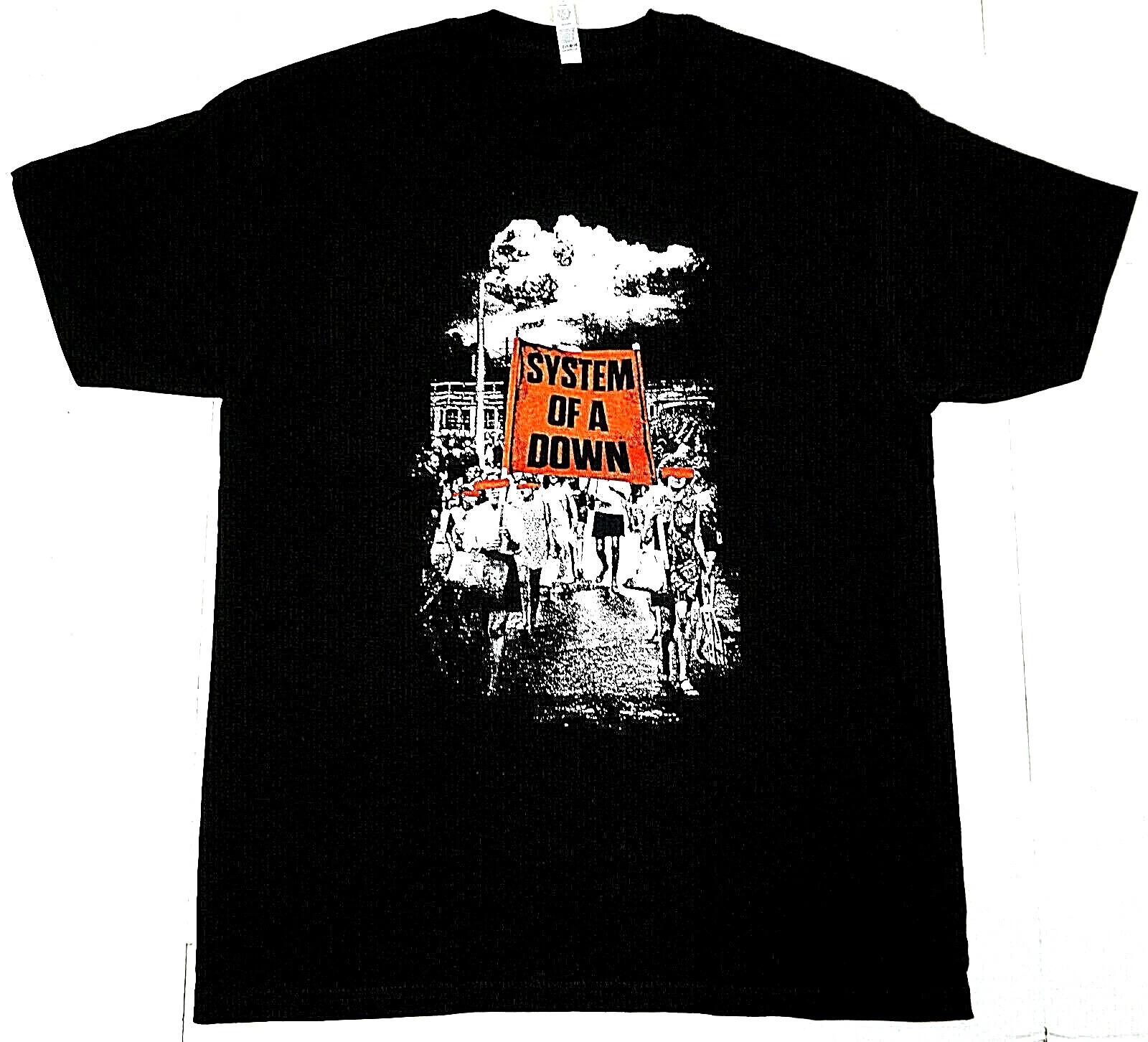 

SYSTEM OF A DOWN T-shirt Heavy Metal Men s 100% Cotton Tee New XXL