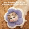 Pet Collar Adjustable Anti-Bite Surgery Wound Healing Pet Protective Collars Cute Flower Shape Cat Beauty Head Cover