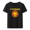 Flame Skull Head Punk Print TShirt Women And Unisex The Offspring Band Hiphop Streetwear Fashion Cool Camisetas Plus Size Tops