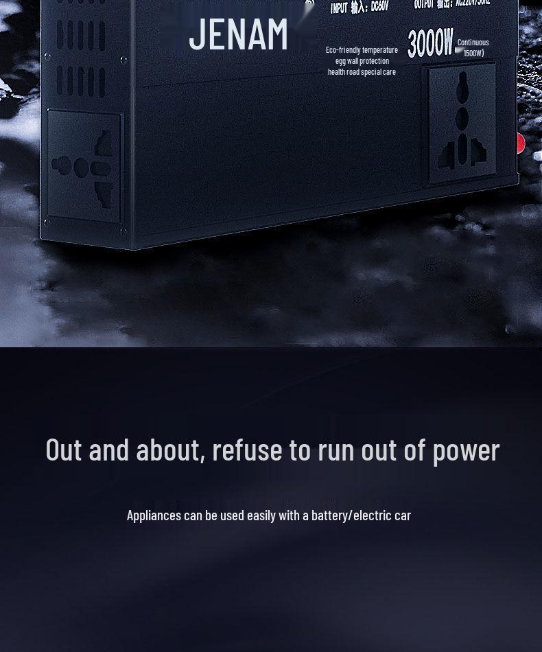 High-Power Electric Bike & Tricycle Inverter: 48V/60V/72V To 220V Universal Converter