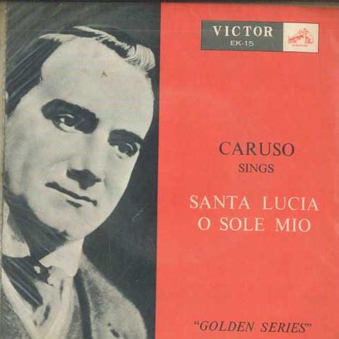 

7inch Record CARUSO - Santa Lucia / O Sole Mio EK15 VICTOR Japan Classical Used