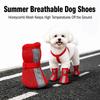 4PCS/SET Non-Slip Dog Shoes Breathable Pet Paw Protector Durable Pet Booties  for Pets