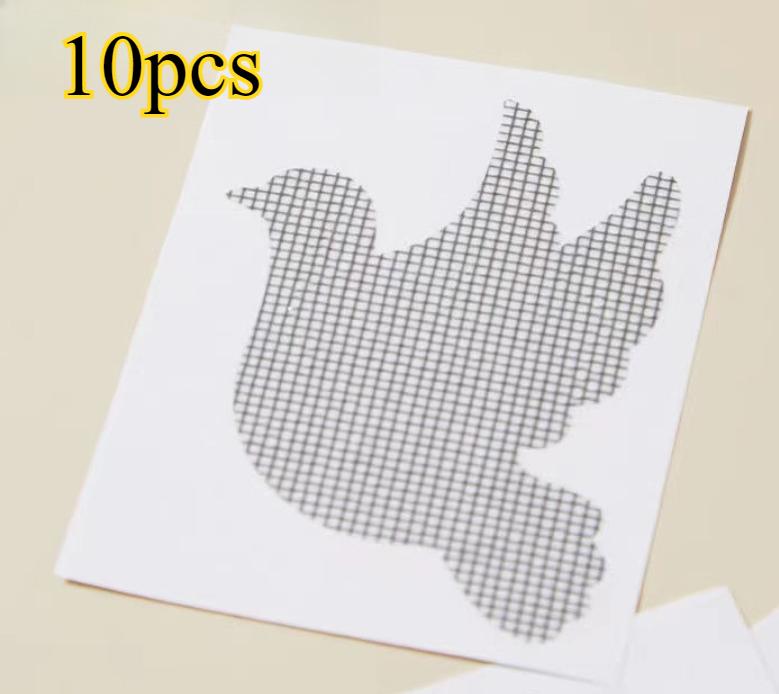 

10pcs-Window Screen Repair Subsidy Window Screen Stickers Self-adhesive Window Screen Patch Broken Holes Repair Subsidy