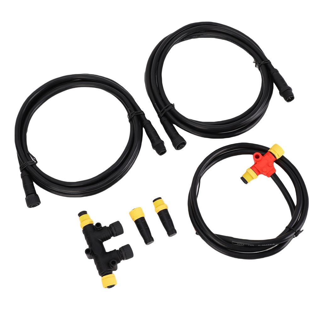 NMEA 2000 Starter Kit Fit for Lowrance Marine Grade Backbone Cables Drop Cables Tees Terminators M12 5pin 2K Network
