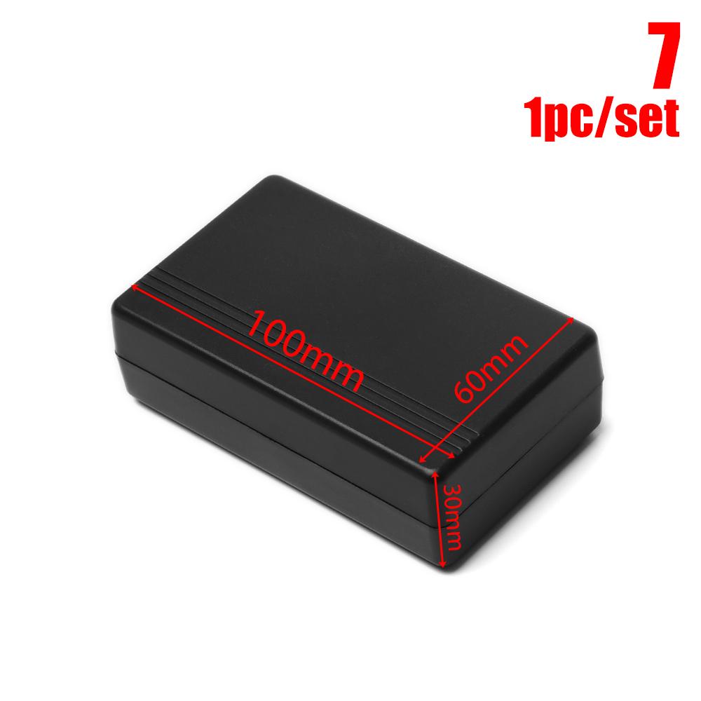 Waterproof ABS Plastic Project Box Storage Case Housing Instrument Case Black Enclosure Boxes Electronic Supplies High Quality