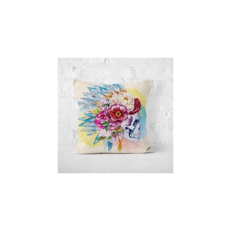 Premium Quality Watercolor Art Polyester Throw Pillow Case For Elegant Home Decor