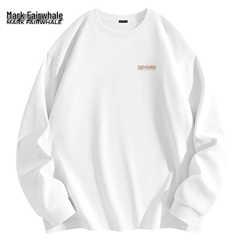 

Mark Fairwhale Men s Heavyweight Pure Cotton Long Sleeve T-Shirt L