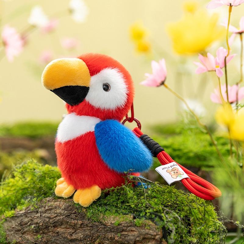Uccello Cartone Animato Pappagallo Bambola Pinguino Uccello Peluche Giocattolo Ciondolo Carino Bambola Imbottita Oggetti di Scena Borsa Portachiavi Bambini Giocattolo Natale Compleanno