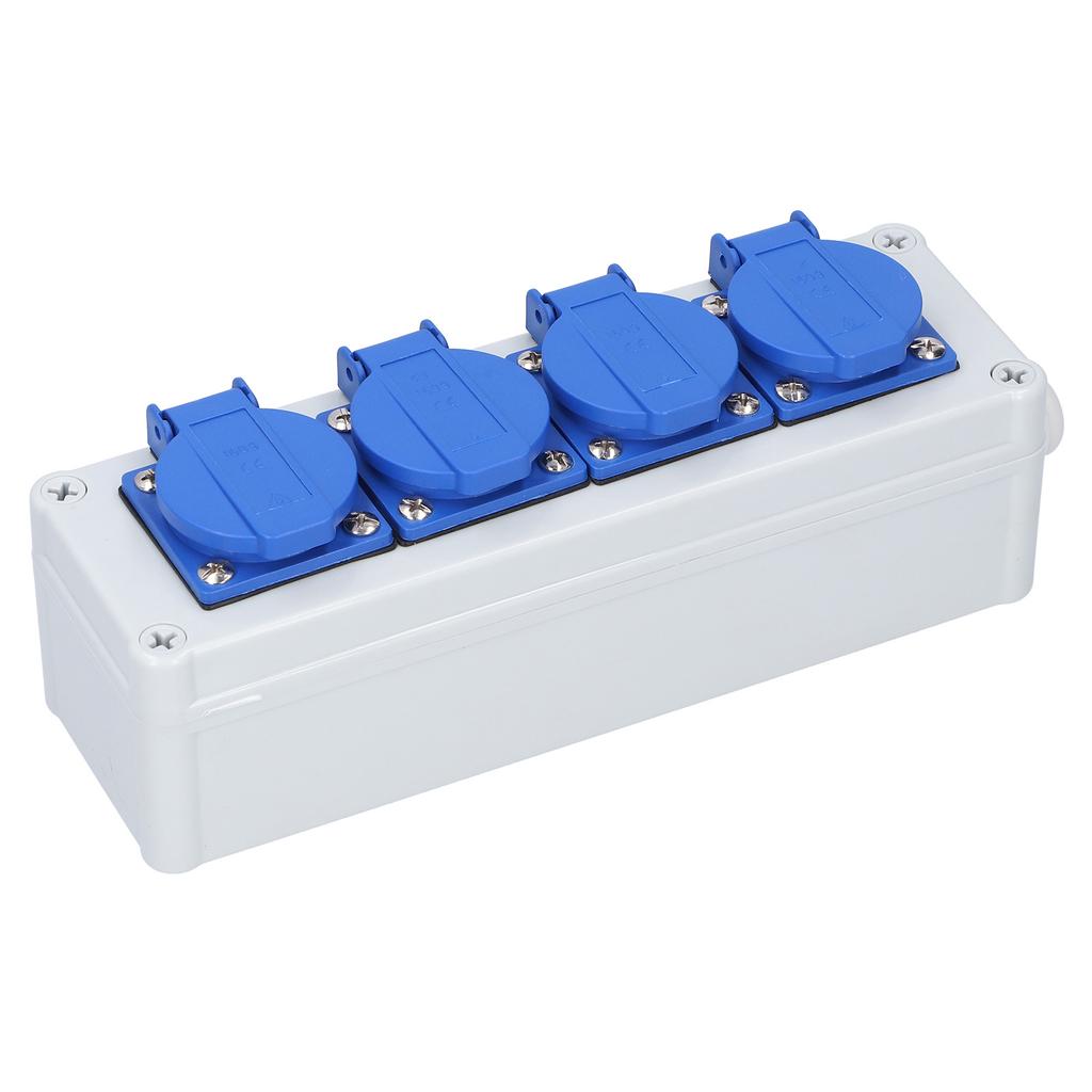 Outdoor Waterproof Socket Box with Switch Wall Power Rainproof Protection Electrical