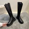 Women's Boots 2026 Autumn/Winter New Versatile Knight Boots Women's Thick Bottom Long Boots High Barrel Long Boots with Velvet