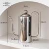 Cafetière infusée à la main Pot domestique à bec fin Pot à bec fin en acier inoxydable 304 Ustensiles à café à bec fin Pot à long bec environ 800 ml