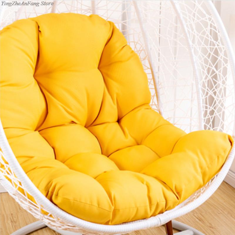 Egg Chair Cushion Hanging Basket Chair Cushion Thick Swing Chair Cushion Rattan Chair Soft Egg Chair Pad For Garden Home Decor