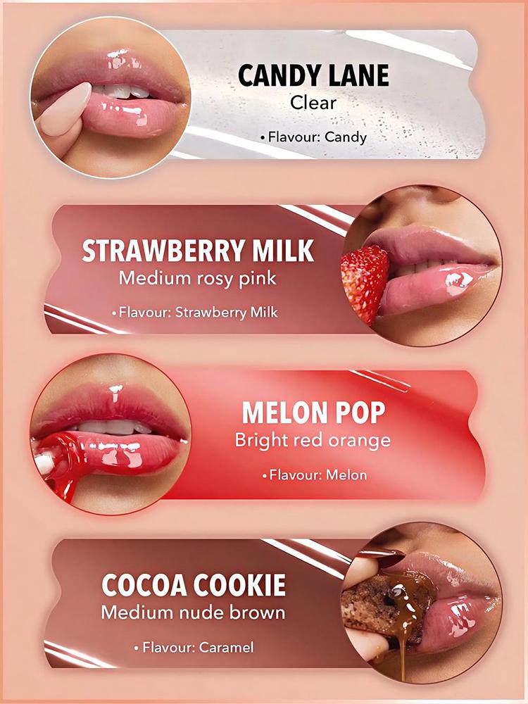 Water Gloss Moisturizing Clear Lip Gloss Mirror Jelly Plumping Lips Transparent Lip Tint Makeup Wholesale Women's Cosmetics