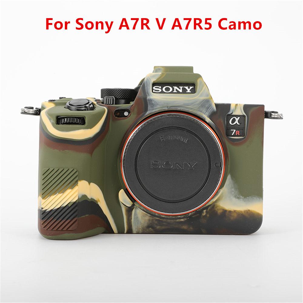 Soft Silicone Armor Camera Body Case For Sony A7R5 A7R4 A7M4 A7R3 A7R2 A7S2 A72 ZVE10 ZV1F ZV1F M2 Protective Rubber Cover