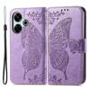 For Xiaomi Redmi 13 5G/13 4G Case Stand PU Leather Phone Cover Butterfly and Flower Imprinted