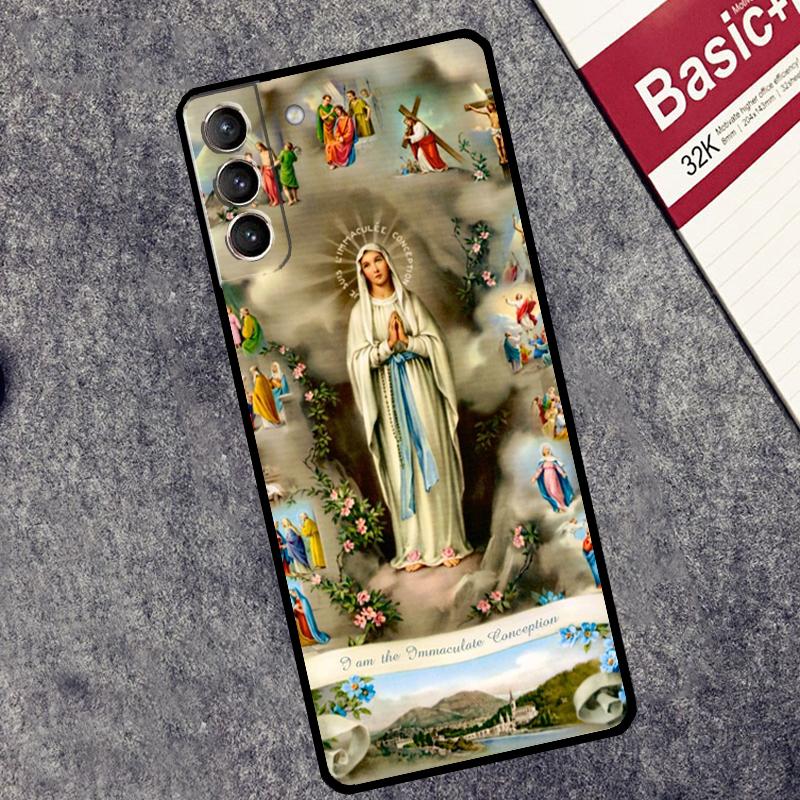 

Virgin Mary Christian Case For Samsung Galaxy S24 S22 S23 Ultra Note 20 S9 S10 Note 10 Plus S20 FE S21 FE Cover Galaxy S9