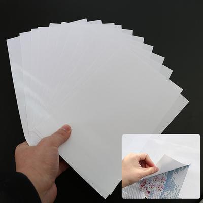 20 Sheets A4 Diamond Picture Release Paper Non-Stick Protective Film for Diamond Drawing Accessories Cross Stitch DIY Supplies