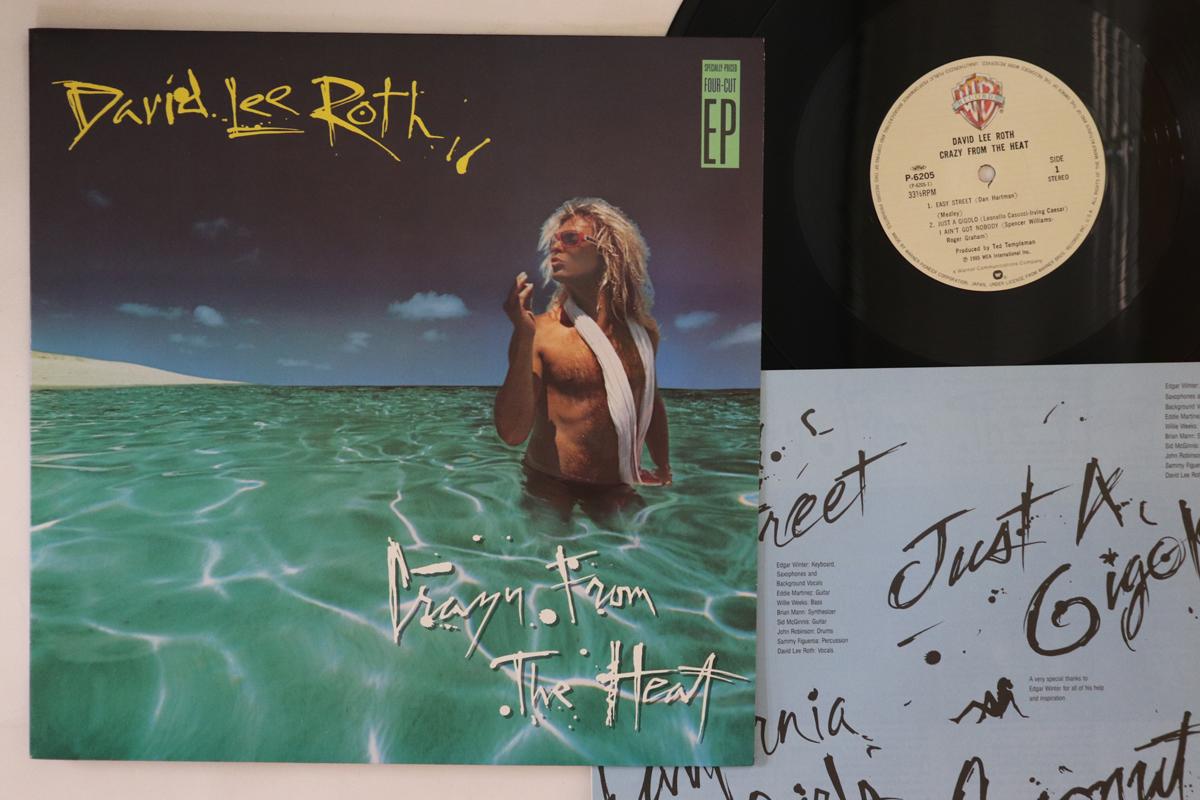 

12inch Record DAVID LEE ROTH - Crazy From The Heat P6205 WARNER BROS 1985 Japan Metal