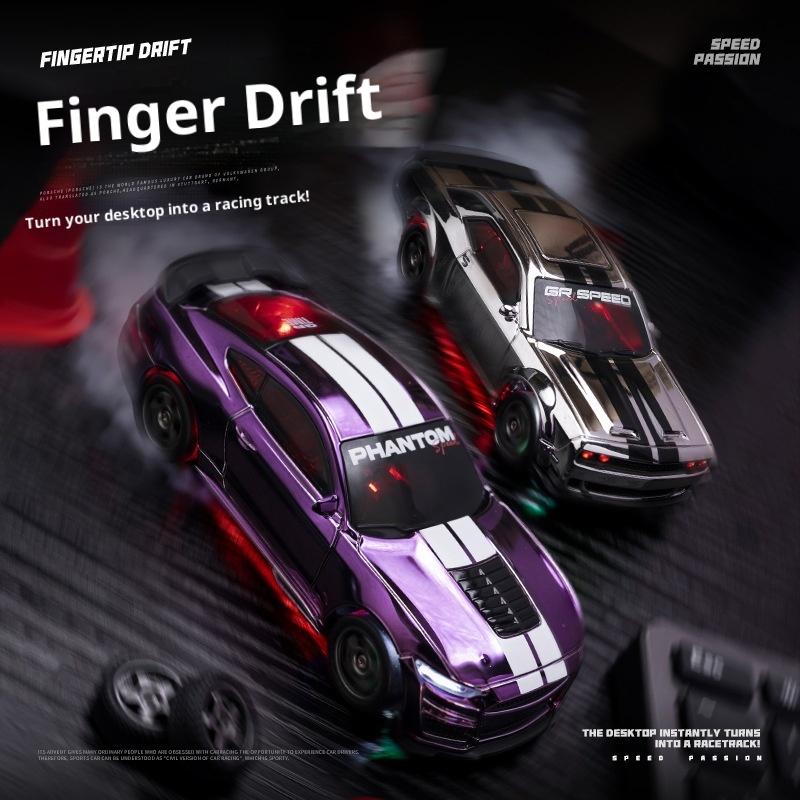 New Wennan Wind 1/43 Wild Horse Daoqi Rc Mini Drift Remote Control Car High Speed Racing Full Scale Gyroscope Remote Control Toy