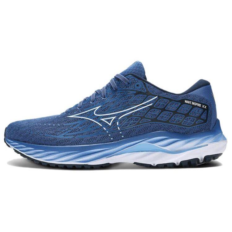 

Mizuno Wave Inspire 20 Прочные кроссовки с низким верхом Унисекс Кроссовки для бега Синие J1GC244406 38.5