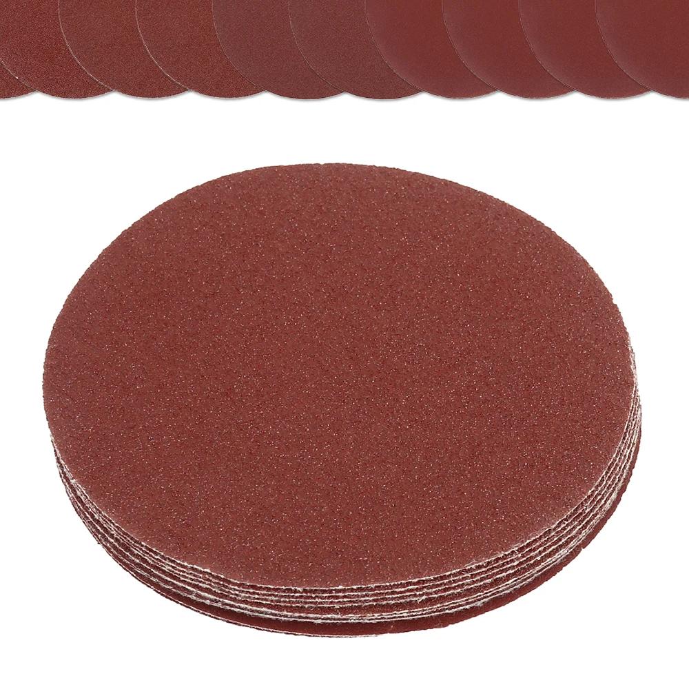 12pcs Sanding Discs Alumina Sanding Pads 60/80/120/240 Grit Sanding Paper Quick Change Sanding Sheet Polishing Sandpaper for