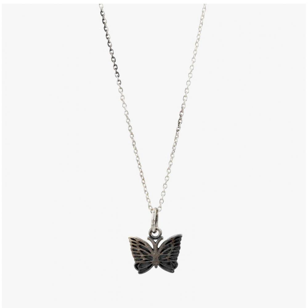 Needles Vintage Silver Necklace Papillon Rw012