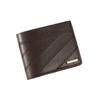 Men's Wallet Short Casual Fashion Simple Thin Leather Clip Blue Large Capacity Men's Wallet Card Bag Change Bag