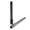 2Pcs Magnetic Extension Rods Round Flat Adapter 83mm Steel Tool for Mechanics and Projects