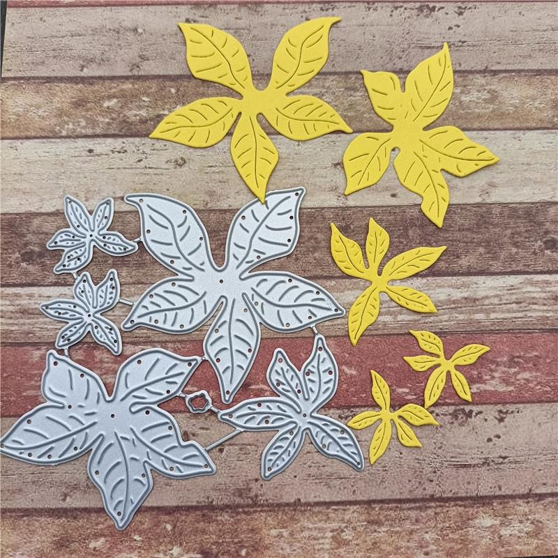 Flowers Petal Metal Cutting Dies Stencil Scrapbooking Photo Album Decor Paper Card Making Decor Embossing Crafts