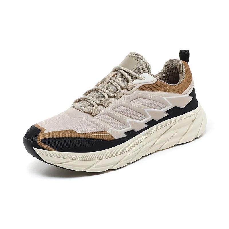 Мужские повседневные кроссовки Весна Осень Беговые кроссовки Платформа Тренд Дышащие — фото 9